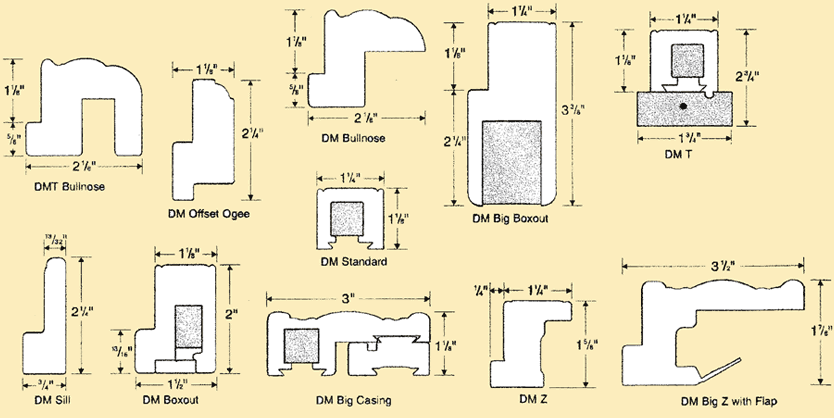 polybilt other hanging strip option illustrations